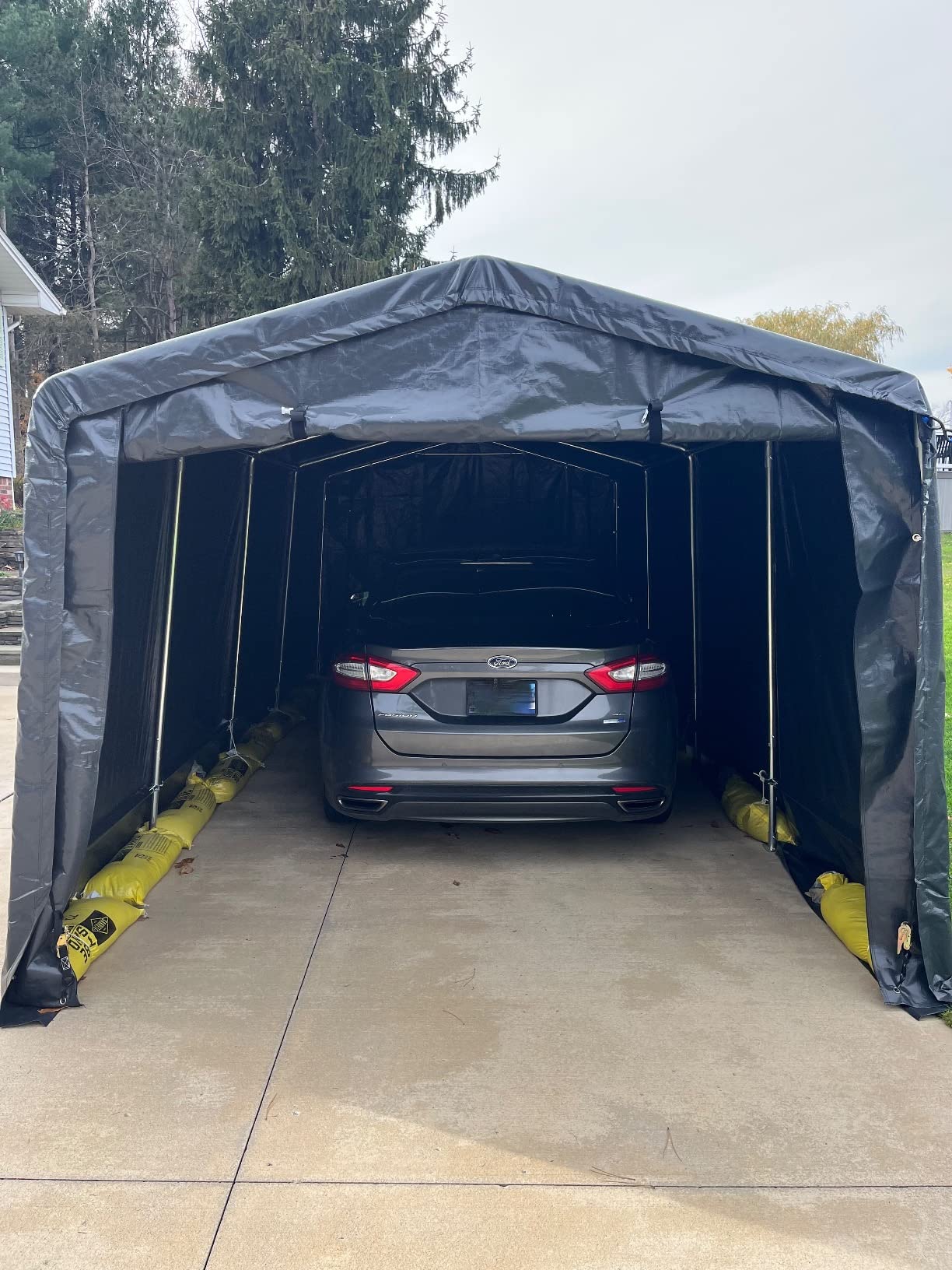 KING BIRD 10' x 20' Carport Shelter with Roll-up Ventilated Windows customer photo 2