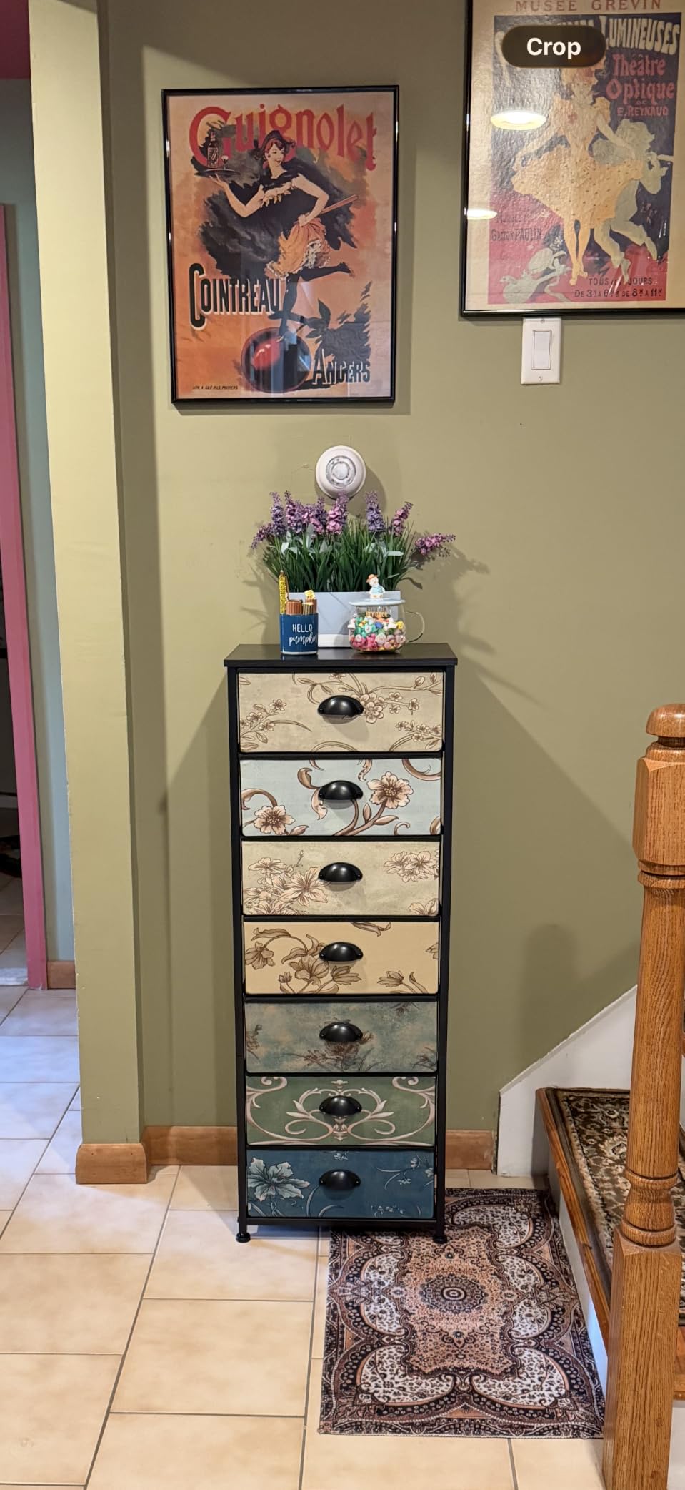 Furnulem Tall 6 Drawers Dresser for Bedroom, Vintage Storage Organizer Unit customer photo 1