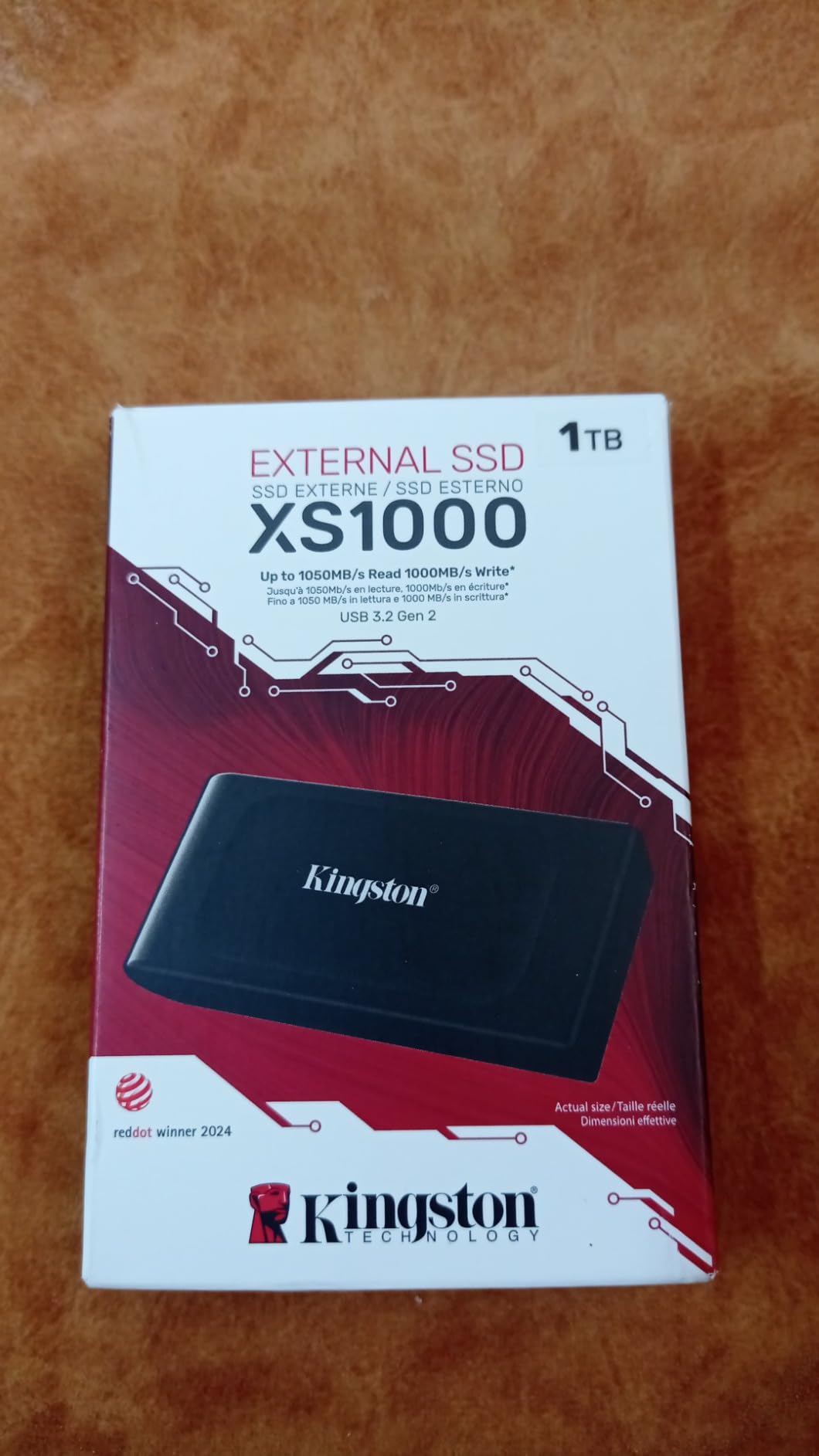 Kingston XS1000 1TB SSD | Pocket-Sized | USB 3.2 Gen 2 | External Solid State Drive | Up to 1050MB/s | SXS1000/1000G customer photo 2