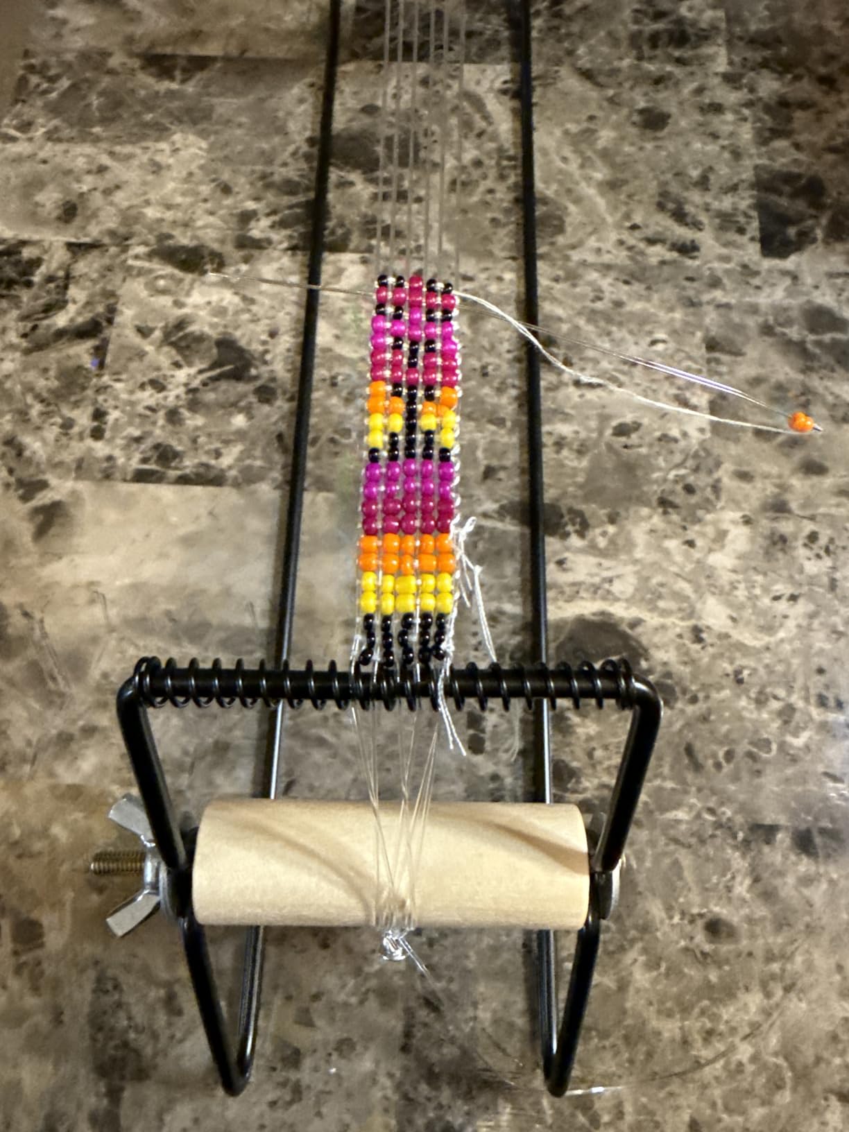 Jexine Bead Loom Kit for Adults 24000 Pc 48 Color 2mm Glass Seed Beads customer photo 2