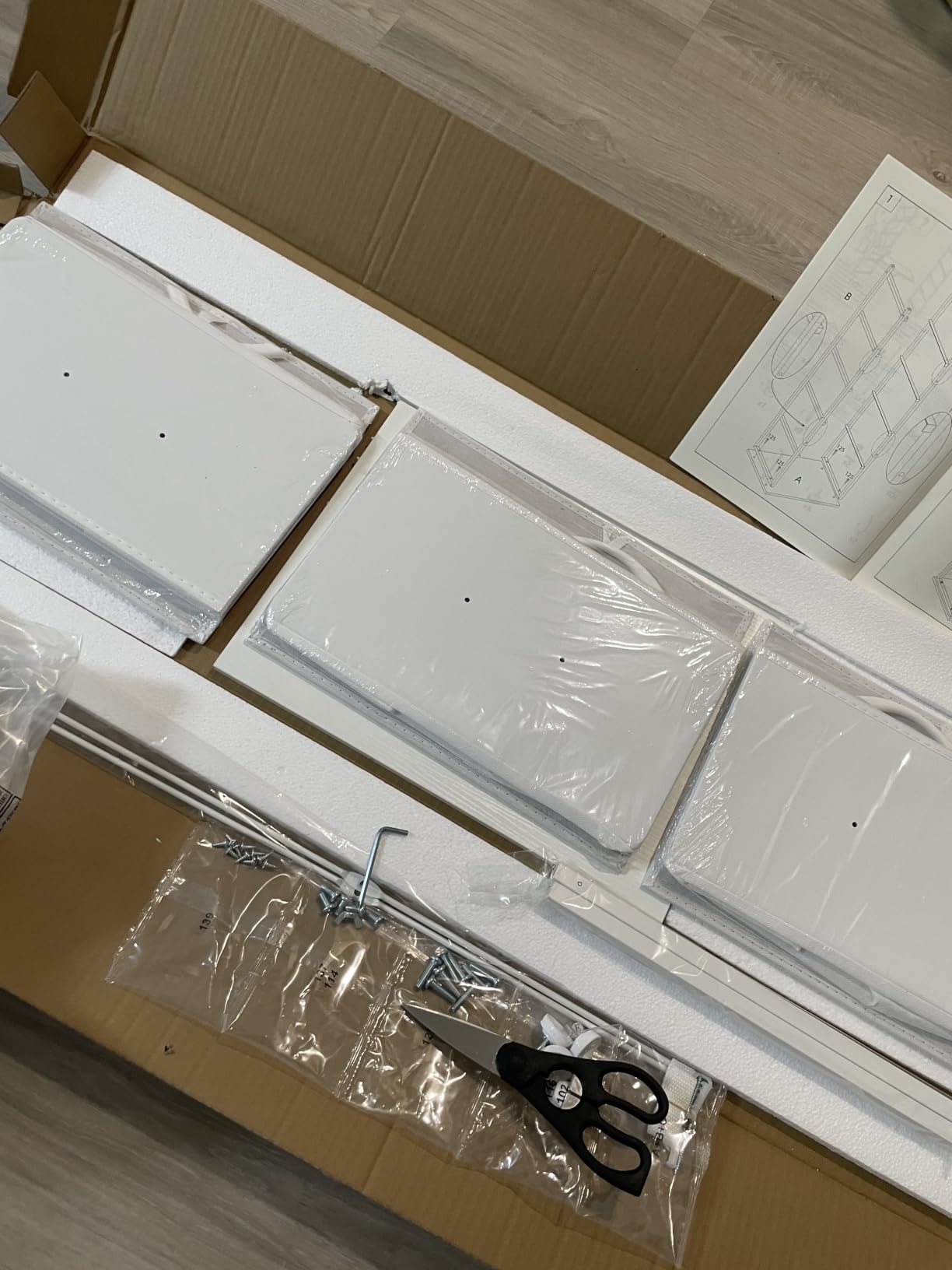 Somdot Small Dresser for Bedroom, 3 Drawer Storage Cabinet, White customer photo 2