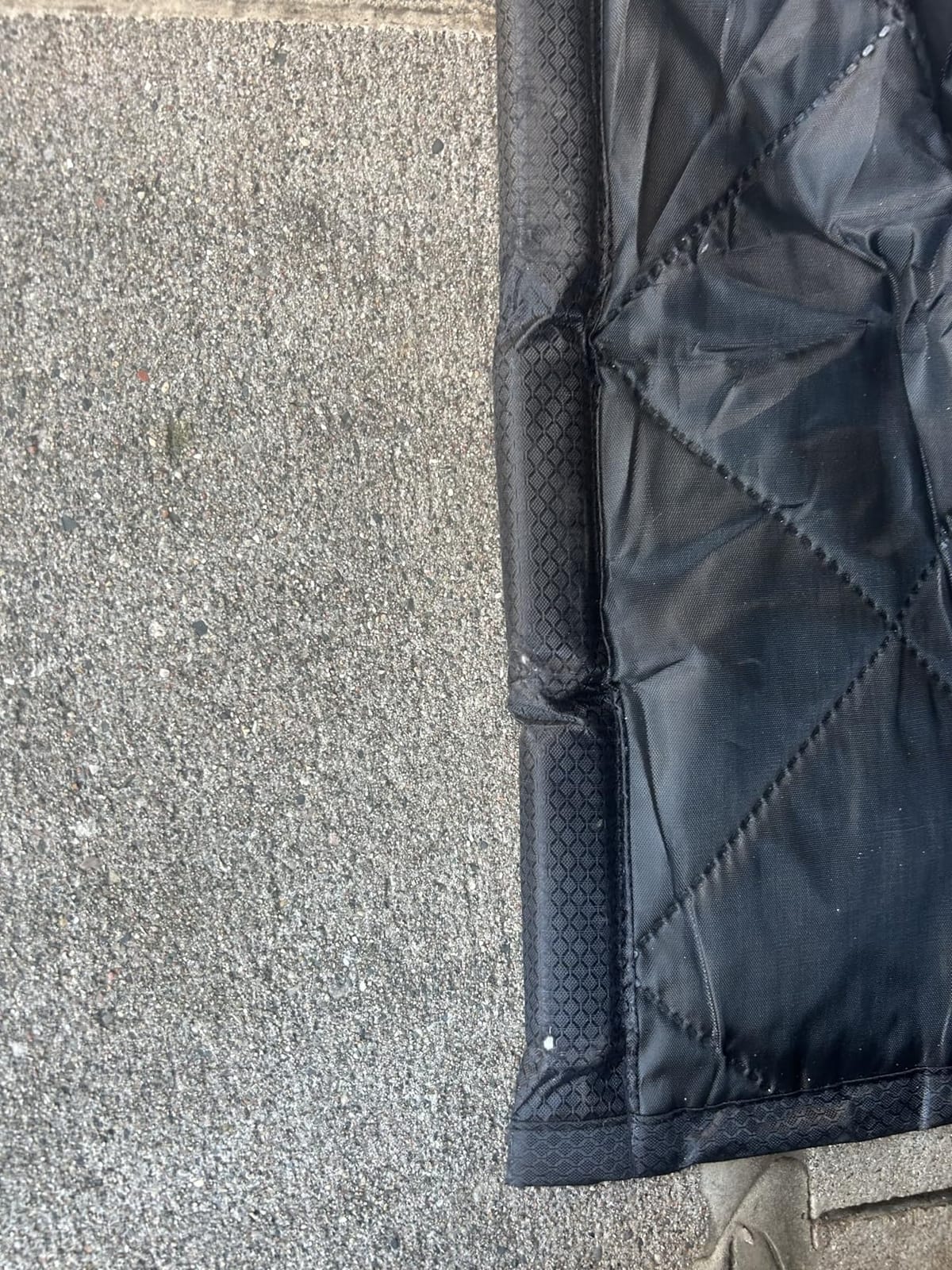 Garage Door Screen for Winter，Garage Door Insulation Kit，Magnetic Thermal Insulated Door Curtain, Garage Insulated Door Curtain ， Weatherproof, Windproof, Soundproof(16 * 7Ft) customer photo 1