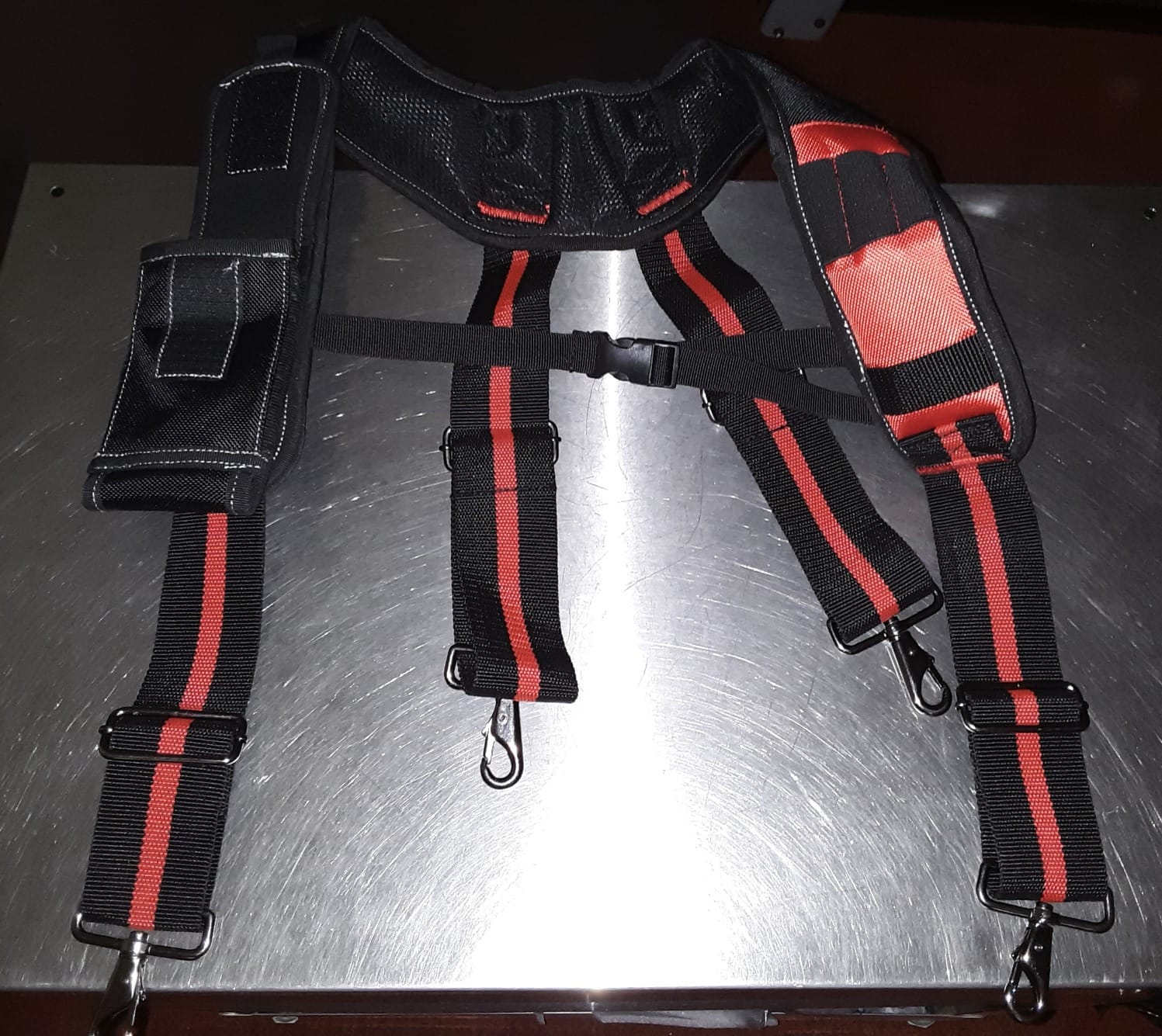 MELOTOUGH 28-Pocket Pro Framer's rig Combo Apron Tool Belt and Heavy Duty Padded Suspenders with Magnetic Desinger for Technician/Carpenter/and Electrician's Tools (Khaki) customer photo 1