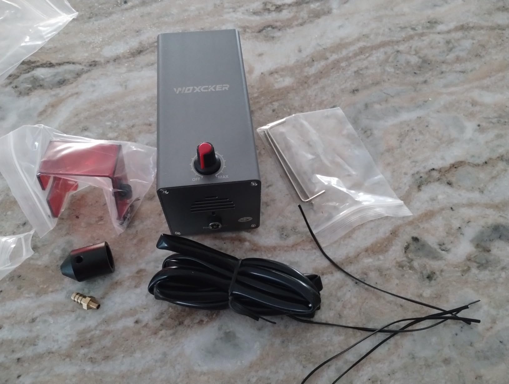 Air Assist 30L/min Adjustable Air Assist Pump Kit for Cutting and Engravers, Removes Smoke and Dust/Reduces Surface Temperature/Protects Module, Suitable for Most Engravers customer photo 2