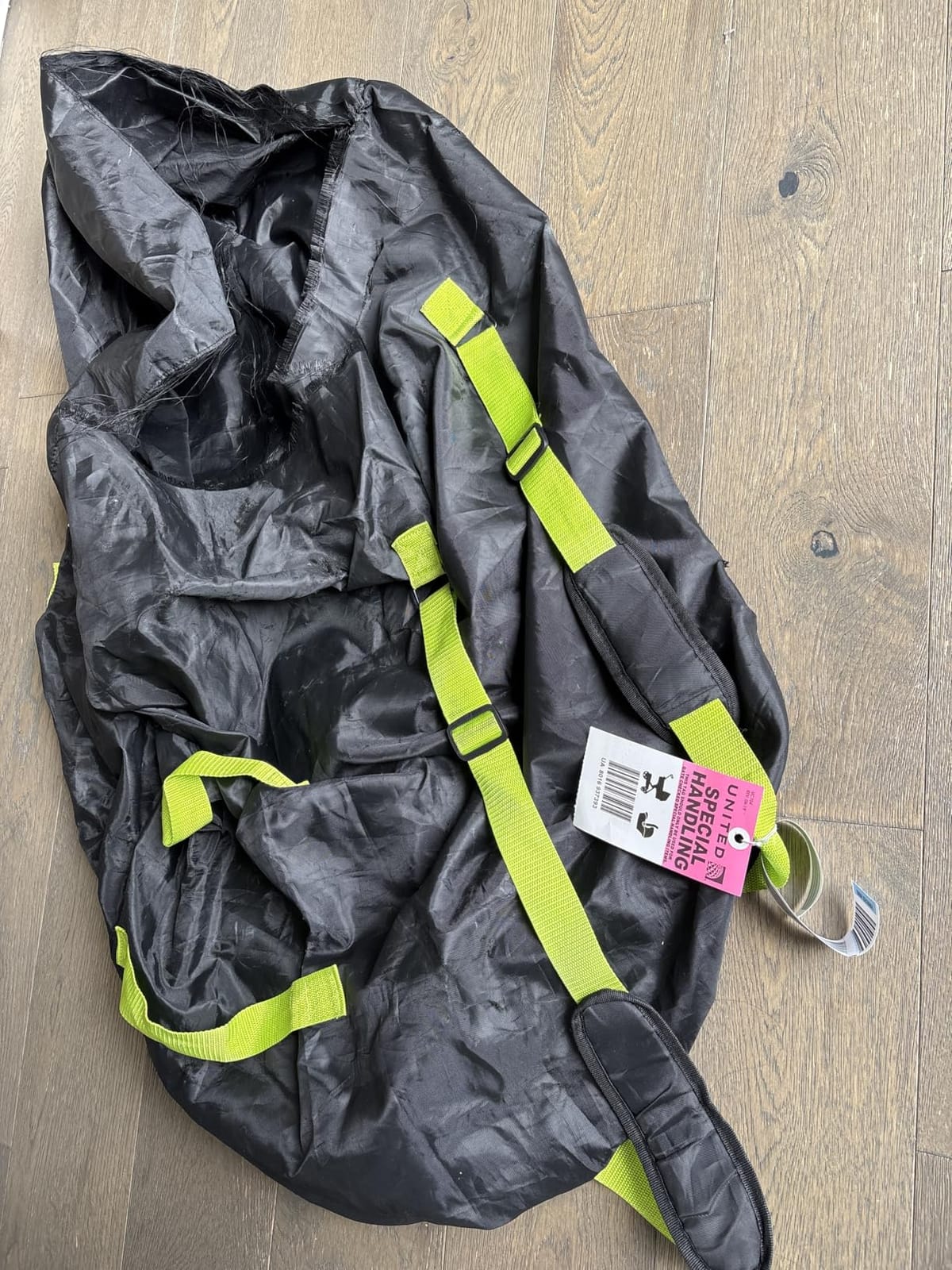 V VOLKGO Large Stroller Bag for Airplane, Large Cover for Airtravel, Jogger & Umbrella Stroller Cover for Travel - Fits Wide, Gate Check Bag, Heavy Duty Durable Infant carrier covers for Air Travel customer photo 1