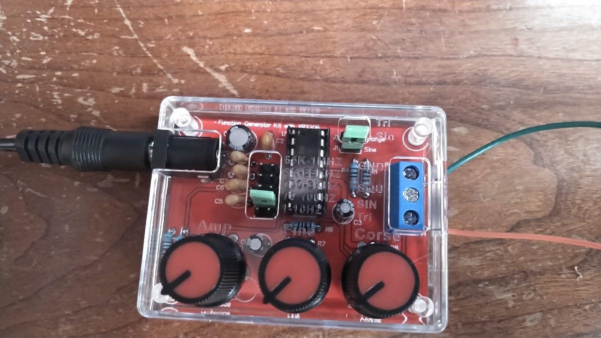 High Precision Function Signal Generator DIY Kit XR2206 Adjustable Frequency Amplitude Module Sine Triangle Square Output 1Hz-1MHz DC 9-12V customer photo 2