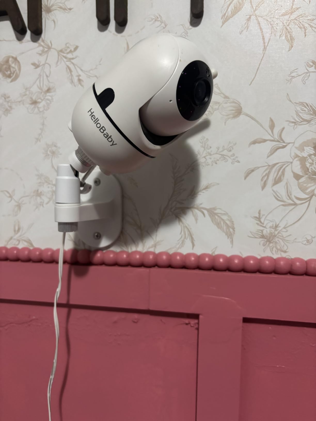 Adjustable Baby Monitor Mount for HelloBaby HB6550/ HB6560/ HB6240/ HB6148/ HB6339/ HB66/ HB65/ HB40, ANMEATE 549/SM935E, Universal Baby Monitor Wall Mount with Perfect View and Easy to Install customer photo 2