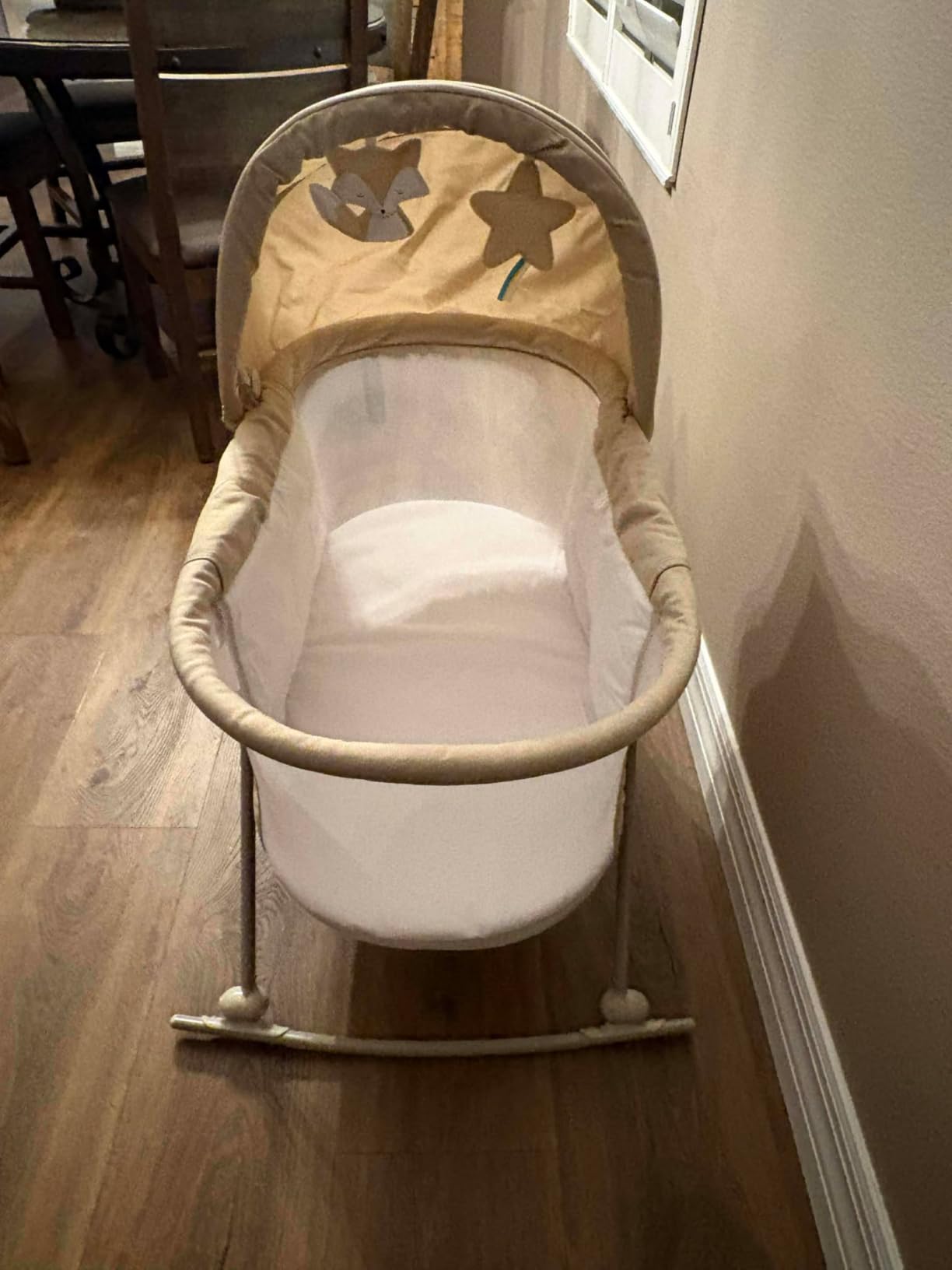 Kinderkraft LOVI Travel Bassinet for Baby, Beige customer photo 1