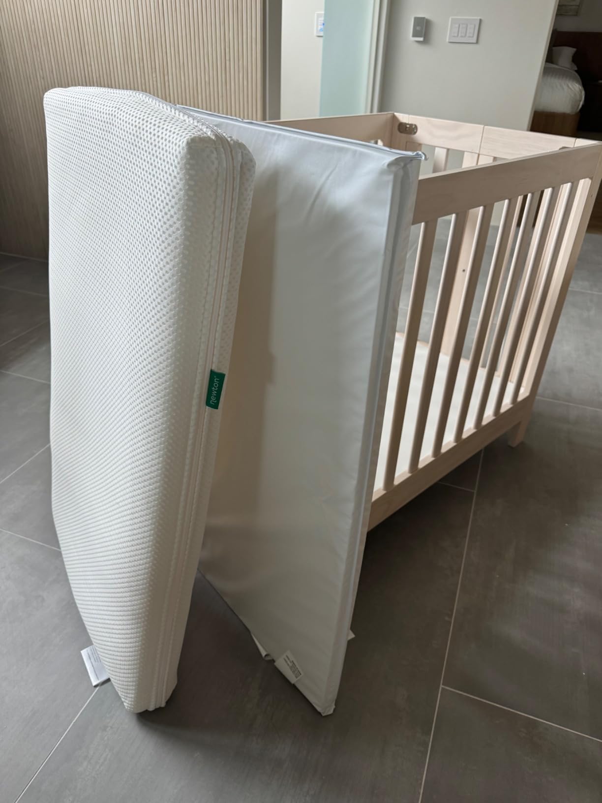 babyletto Origami Mini Portable Crib, GREENGUARD Certified, Honey customer photo 1