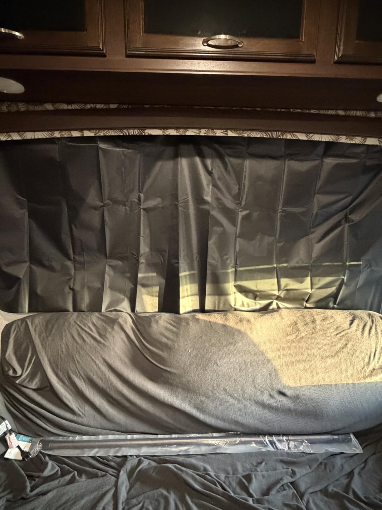BKSAI 100% Blackout Curtains for Bedroom, Magnetic Portable Blackout Shades for Travel, Black Out Window Cover No Drill Cuttable for Bedroom, Nursery, Media Room, RV, 39x57 inch customer photo 2