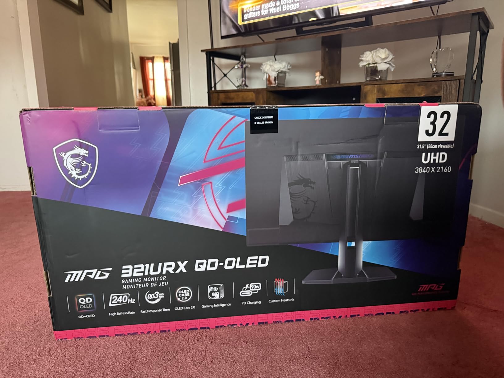 MSI MPG 321URX customer photo 1