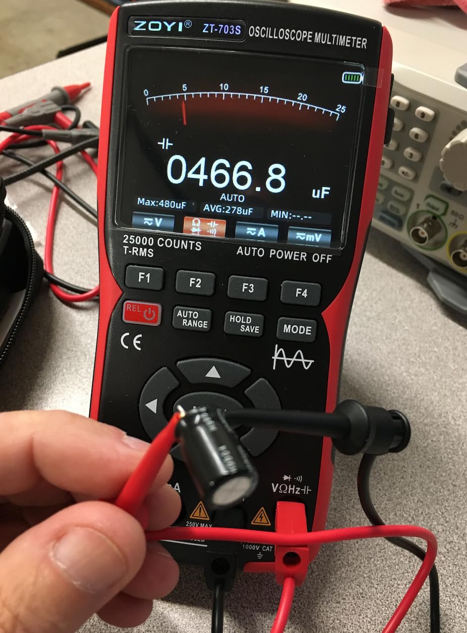 3 in 1 Handheld Oscilloscope Automotive Dual Channel 50MHz with Digital Multimeter and Signal Generator customer photo 1