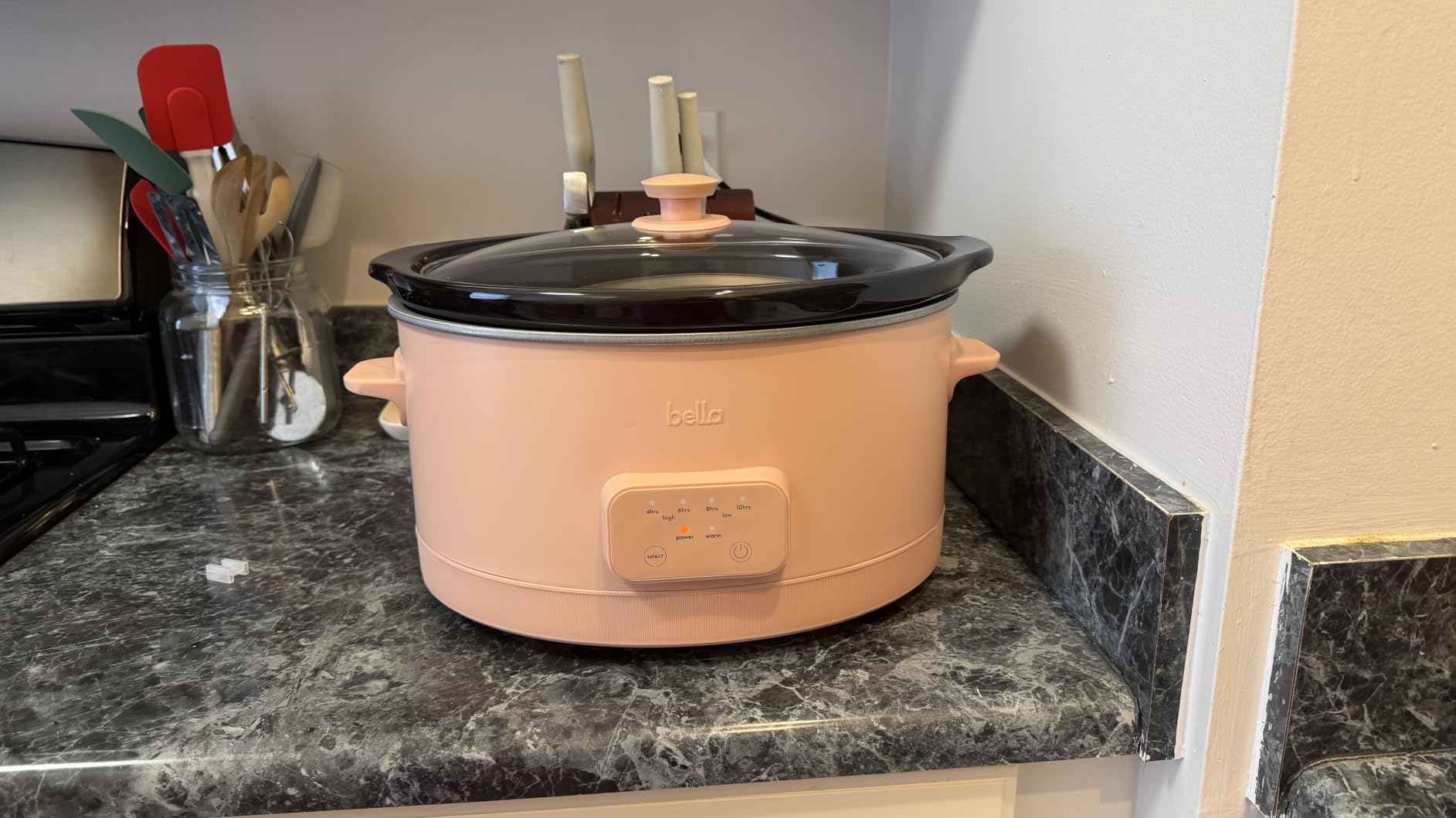 bella SAVOR 6qt Programmable Non-Toxic Slow Cooker, Oatmilk customer photo 2