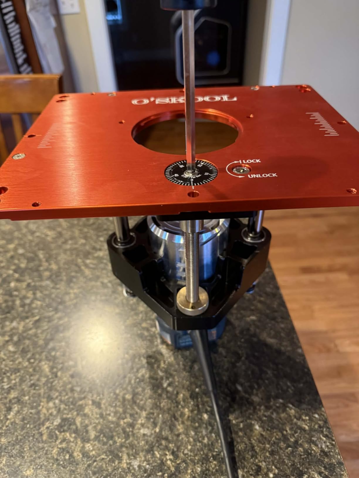 Router Lift System Compatible With Bosch RA1181 and RA1171 customer photo 1