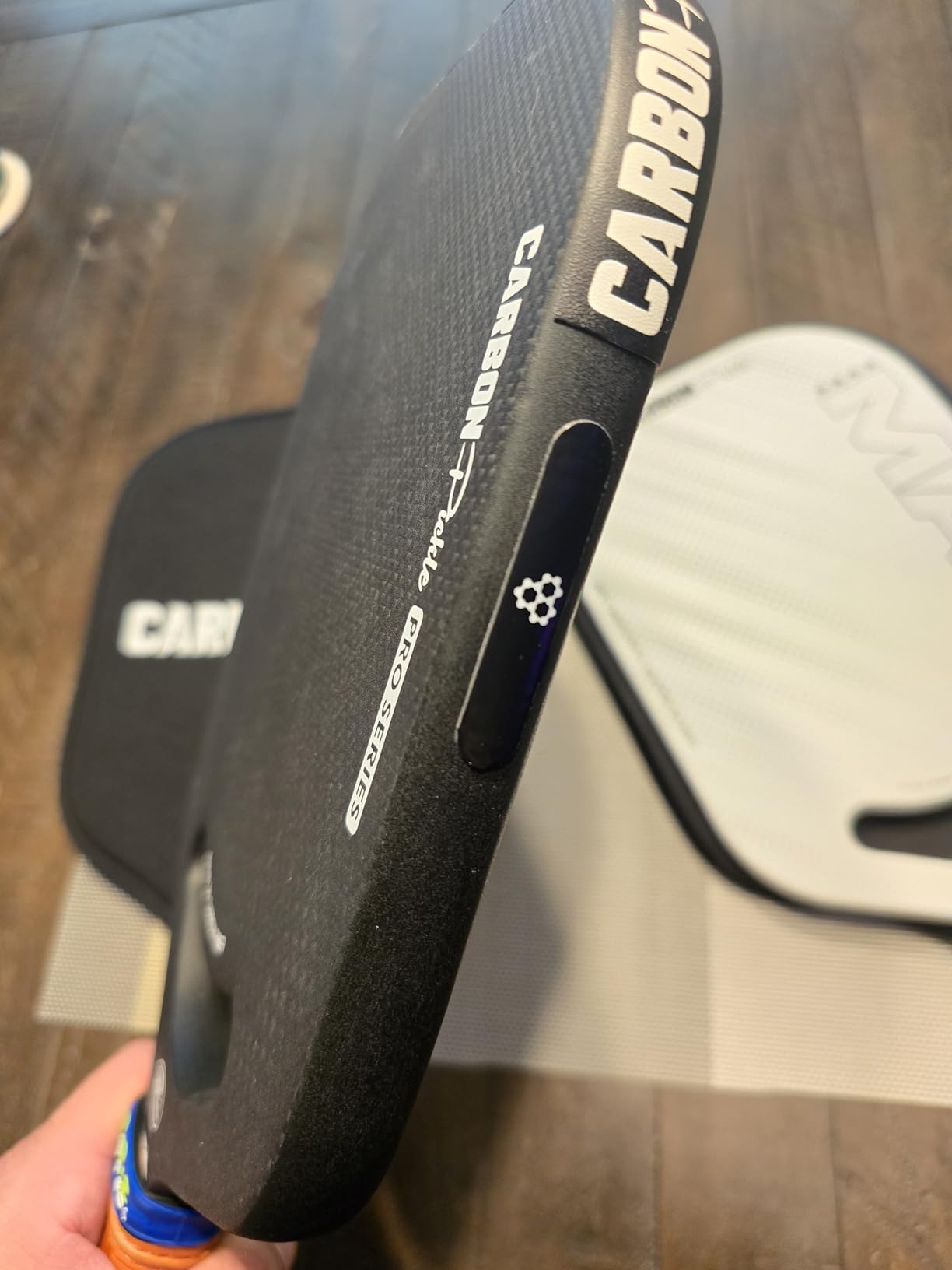 CPX Pro Carbon Fiber Pickleball Paddle - Professional Grade, Matte Finish, Honeycomb Core, Tennis Style Grip - Edgeless Paddle Designed in Chicago, USA customer photo 2