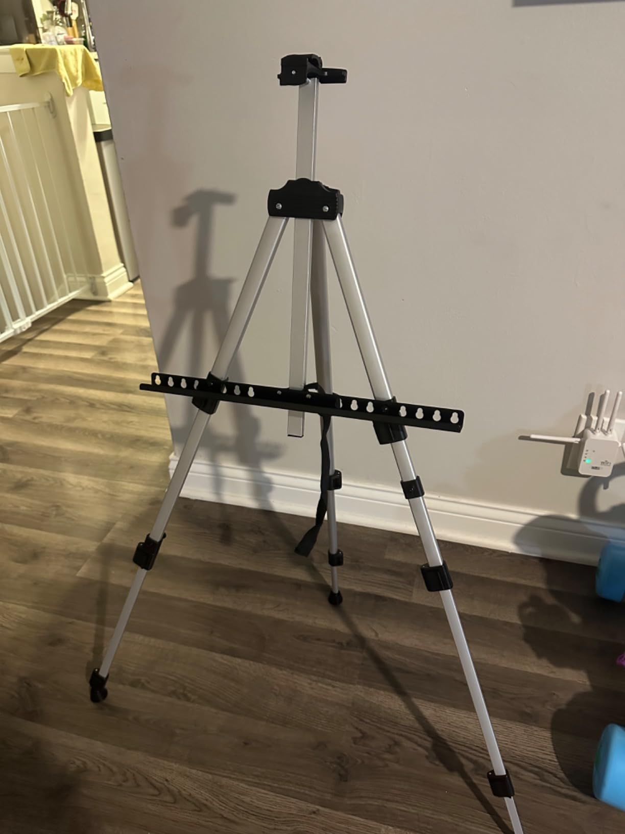 Art Painting Easel Stand, Adjustable Display Tripod Artist Floor Sign Easel customer photo 2