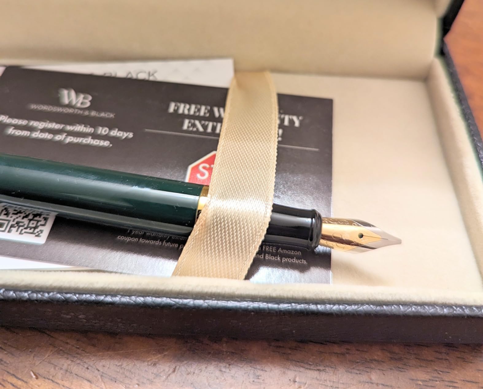 Wordsworth & Black Luxury Fountain Pen Set for Writing, Broad Nib, Black customer photo 1