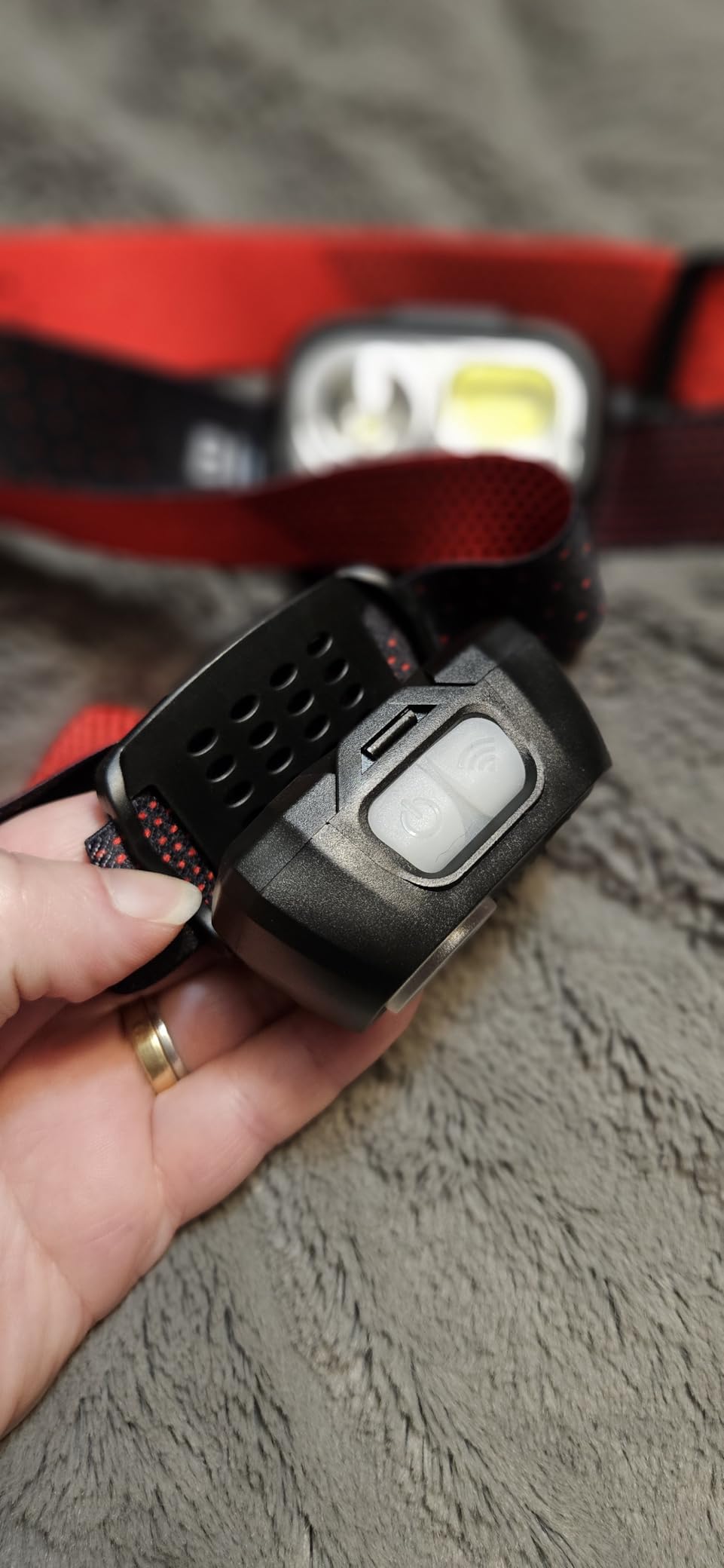 Blukar LED Headlamp Rechargeable, 2000L Super Bright Headlight Flashlight customer photo 2