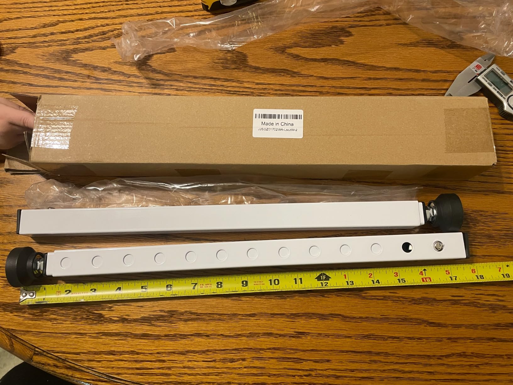 2 Pack Adjustable Window Security Bars for Inside, 17-33 Inch customer photo 1