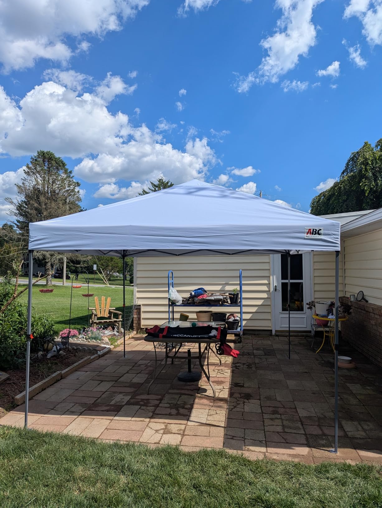 ABCCANOPY 10x10 Pop Up Canopy Tent, Heavy Duty Weather Protection, White customer photo 2