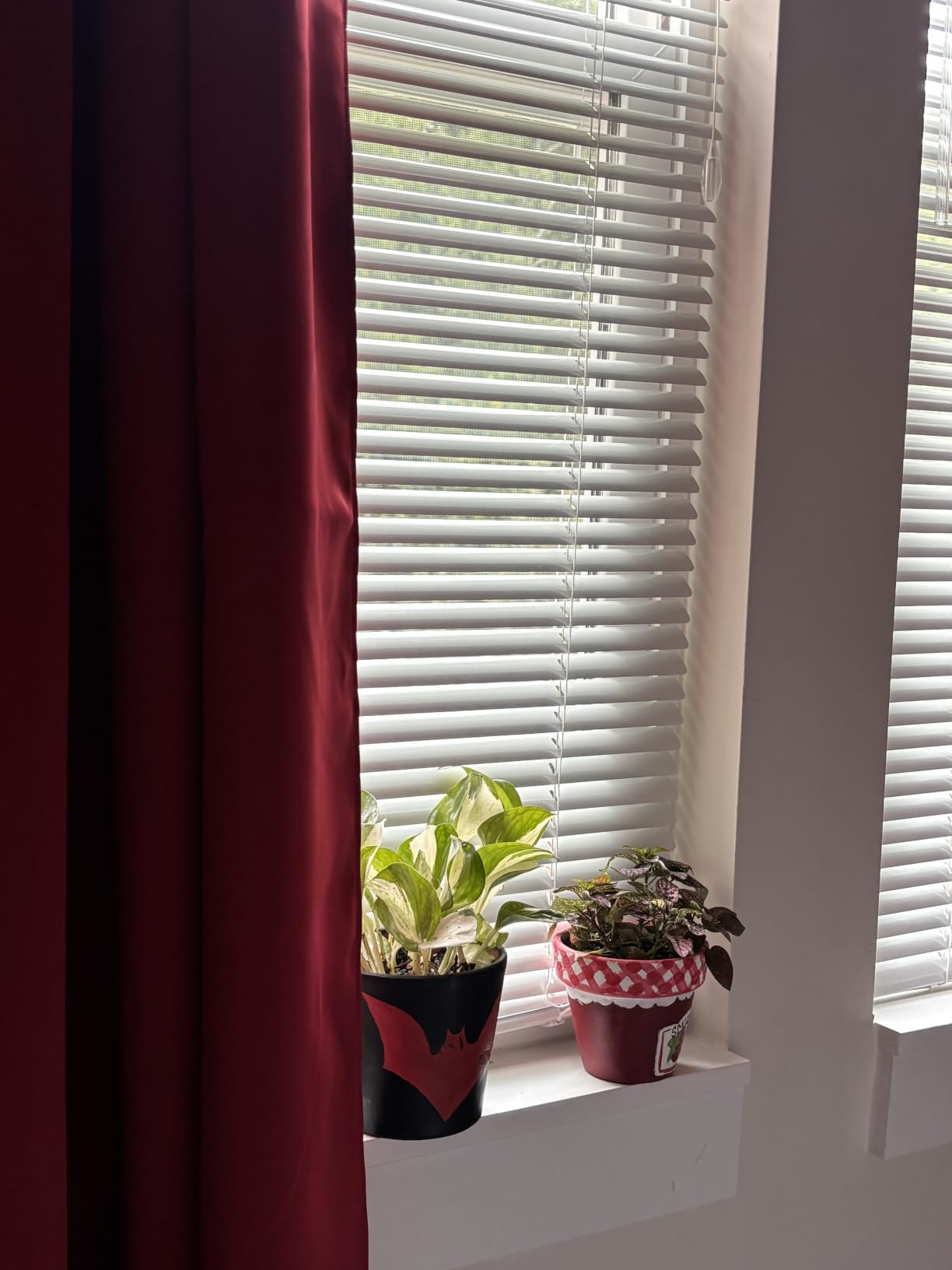 NICETOWN 100% Full Blackout Portable Curtains for Bedroom, Grommet Lightweight Travel Black Out Shades Window Treatments Thermal Curtains for Laundry/Kitchen, Tan, W52 x L63, 2 Panels customer photo 2