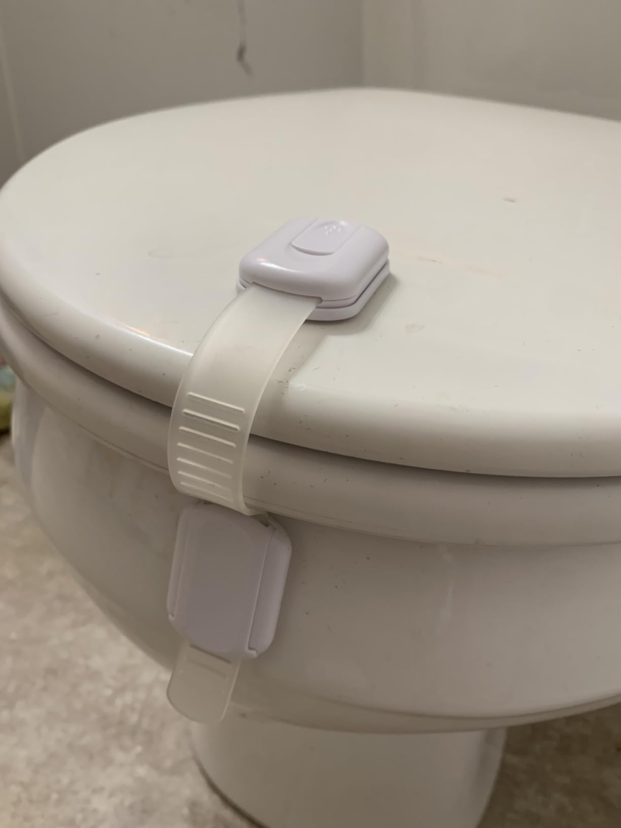 2-Pack Toilet Locks Baby Proof - Toilet Seat Locks for Toddlers with Adhesive - Toilet Latches Child Safety - No Tools Required customer photo 2