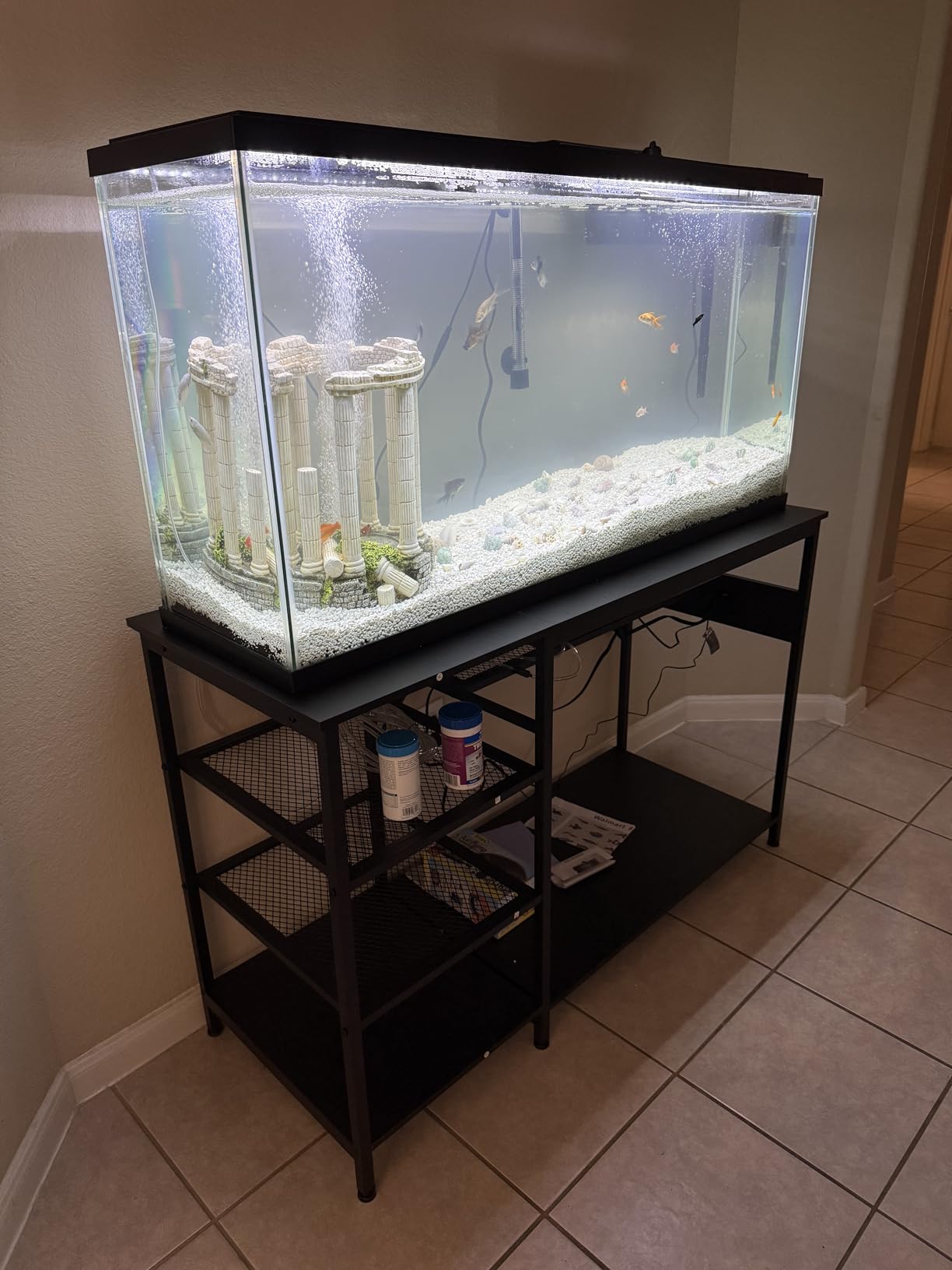 Keelian 55-75 Gallon Fish Tank Stand With Power Outlets for Aquarium Stand customer photo 2