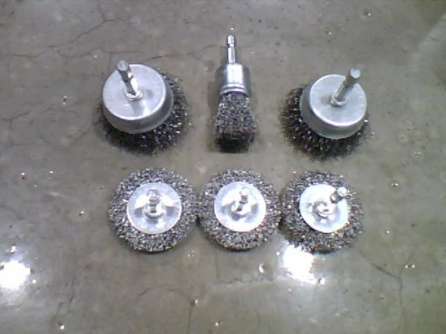 6Pcs Wire Wheel Brush Set, Carbon Steel Wire Brush for Drill customer photo 1