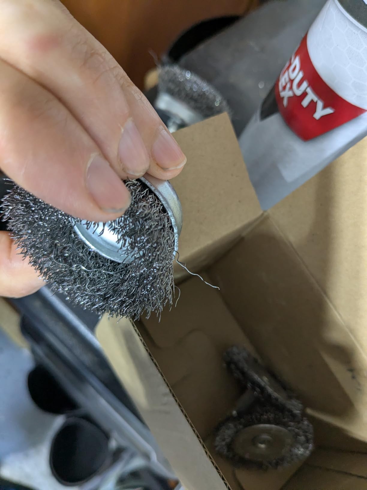 6Pcs Wire Wheel Brush Set, Carbon Steel Wire Brush for Drill customer photo 2
