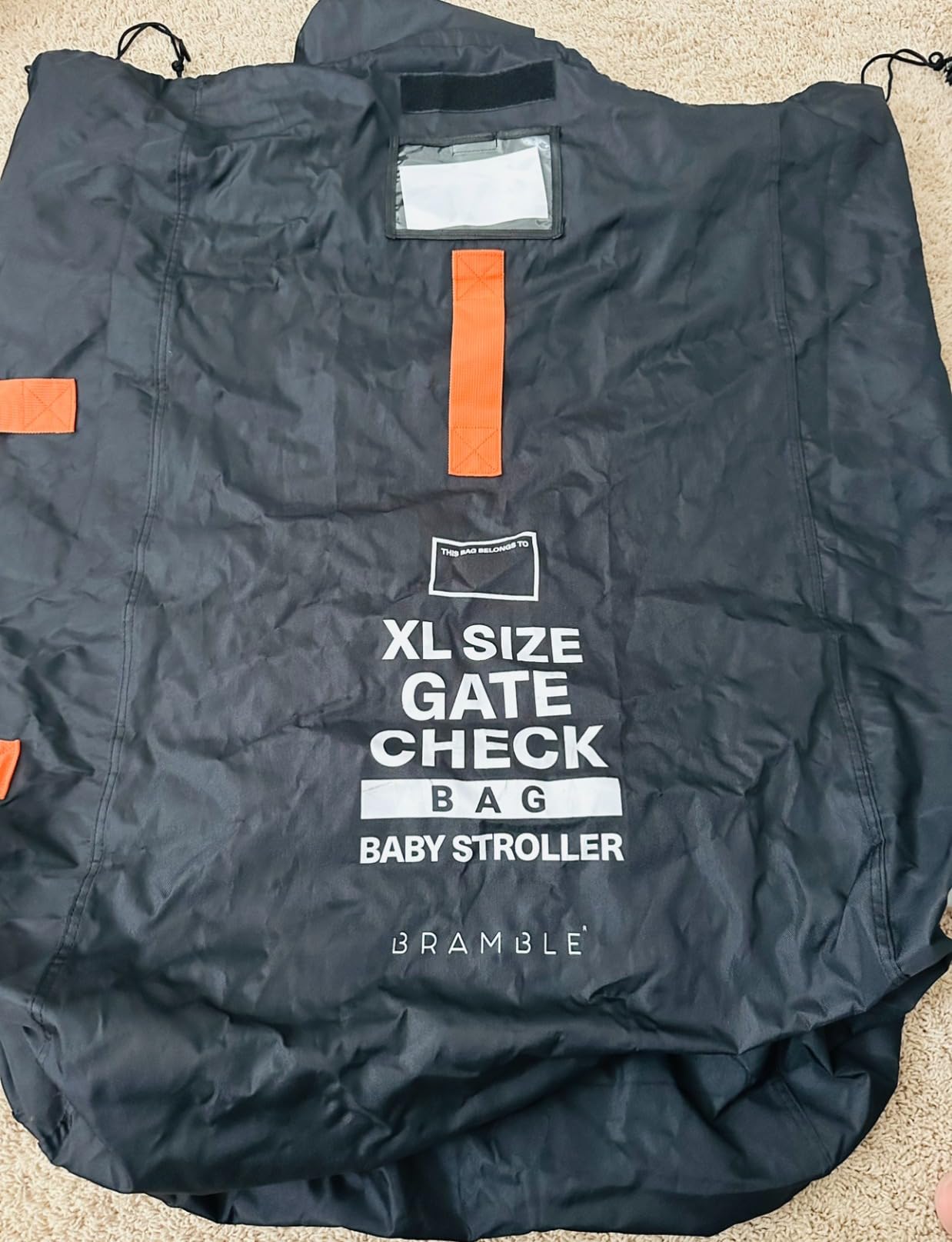 Bramble Large Gate Check Stroller Travel Bag for Airplane 35 x 24 x 14 Inch customer photo 2