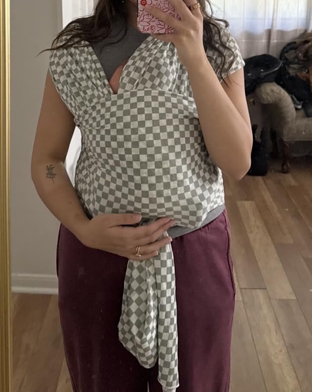Solly Baby Wrap, Newborn to Toddler Baby Carrier (8-25 Lbs), Basil customer photo 1