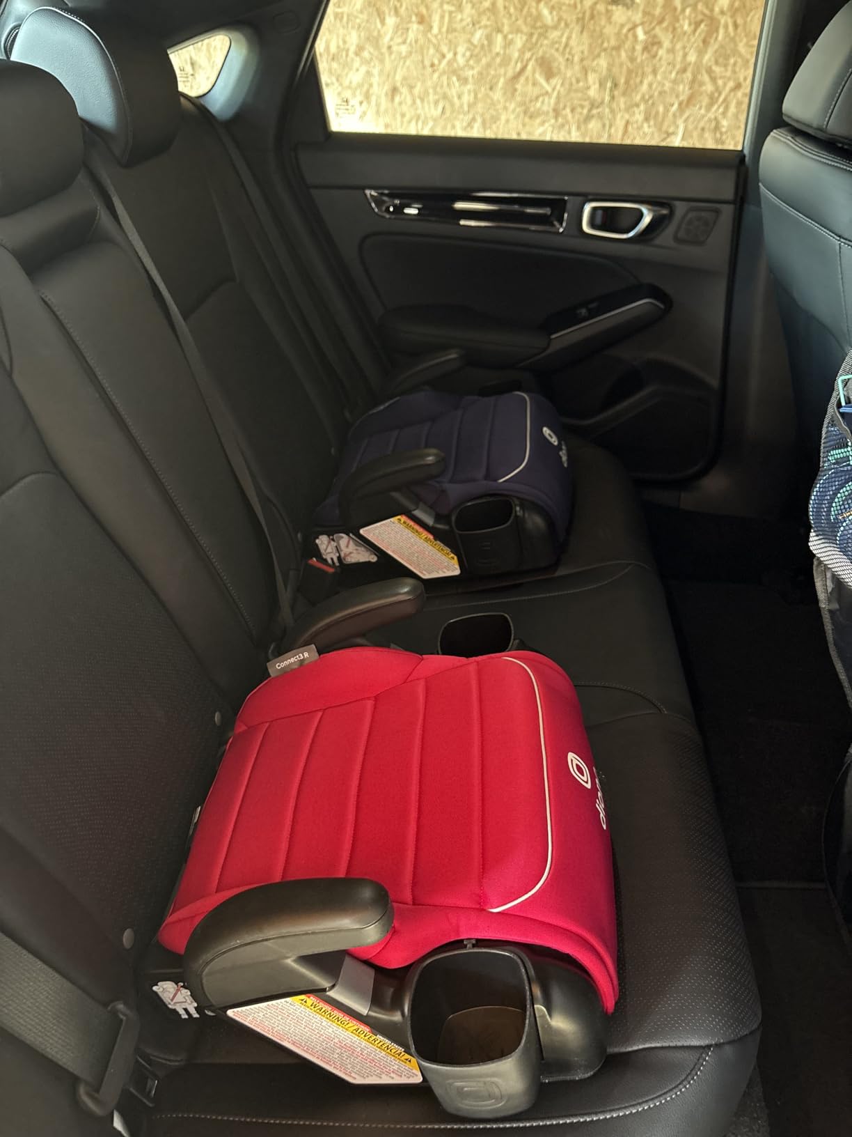 Diono Connect3 R Backless Booster Pack of 2, Slim Fit 3-Across in Many Mid-Sized Sedans and SUVs, for Children from 40-120 lbs., Lightweight with Cupholder, Blue Surge customer photo 1