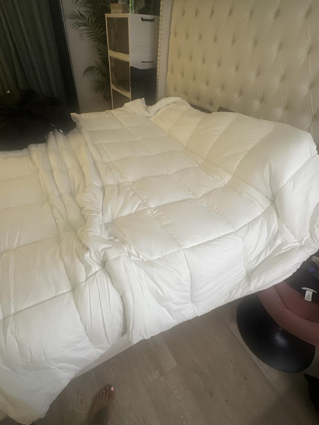 HomeSmart Queen Size Weighted Comforter 20 lbs, Light Calming Pressure customer photo 1