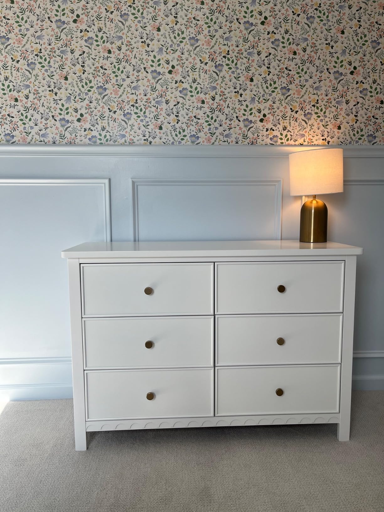 Graco Sasha 3-Drawer Chest with Changing Table Topper, Frosted Oat customer photo 1