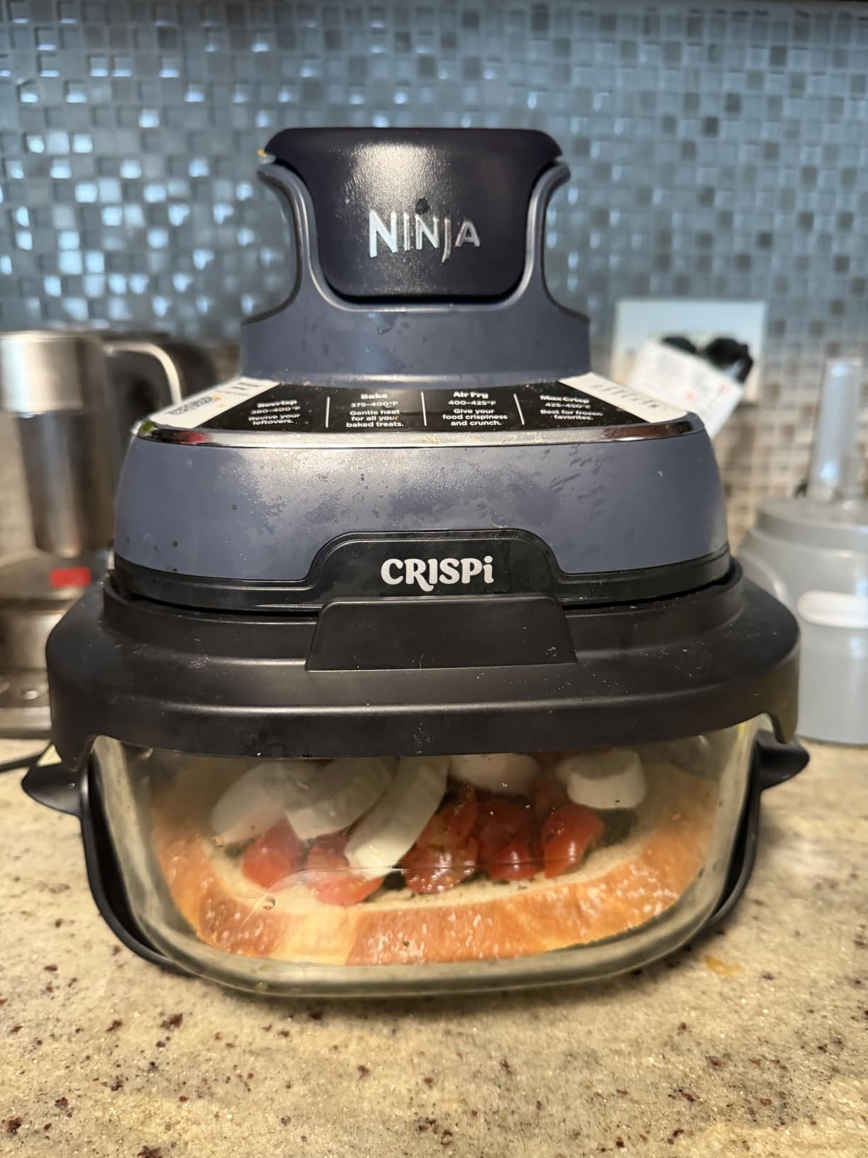 Ninja Crispi Glass Air Fryer, 4-in-1, Stone, FN101ST customer photo 1