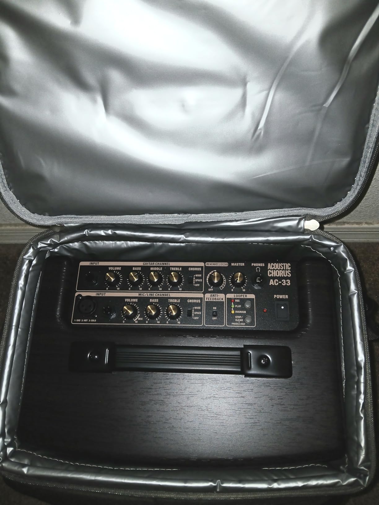 JOYO 20W Acoustic Guitar Amp Battery-Powered Portable Stereo Amplifier with Bluetooth, Reverb/Delay/Chorus Effects, Mic and Guitar Input, USB-C Recording for Practice, Busking & Small Gigs (AC-20S) customer photo 2
