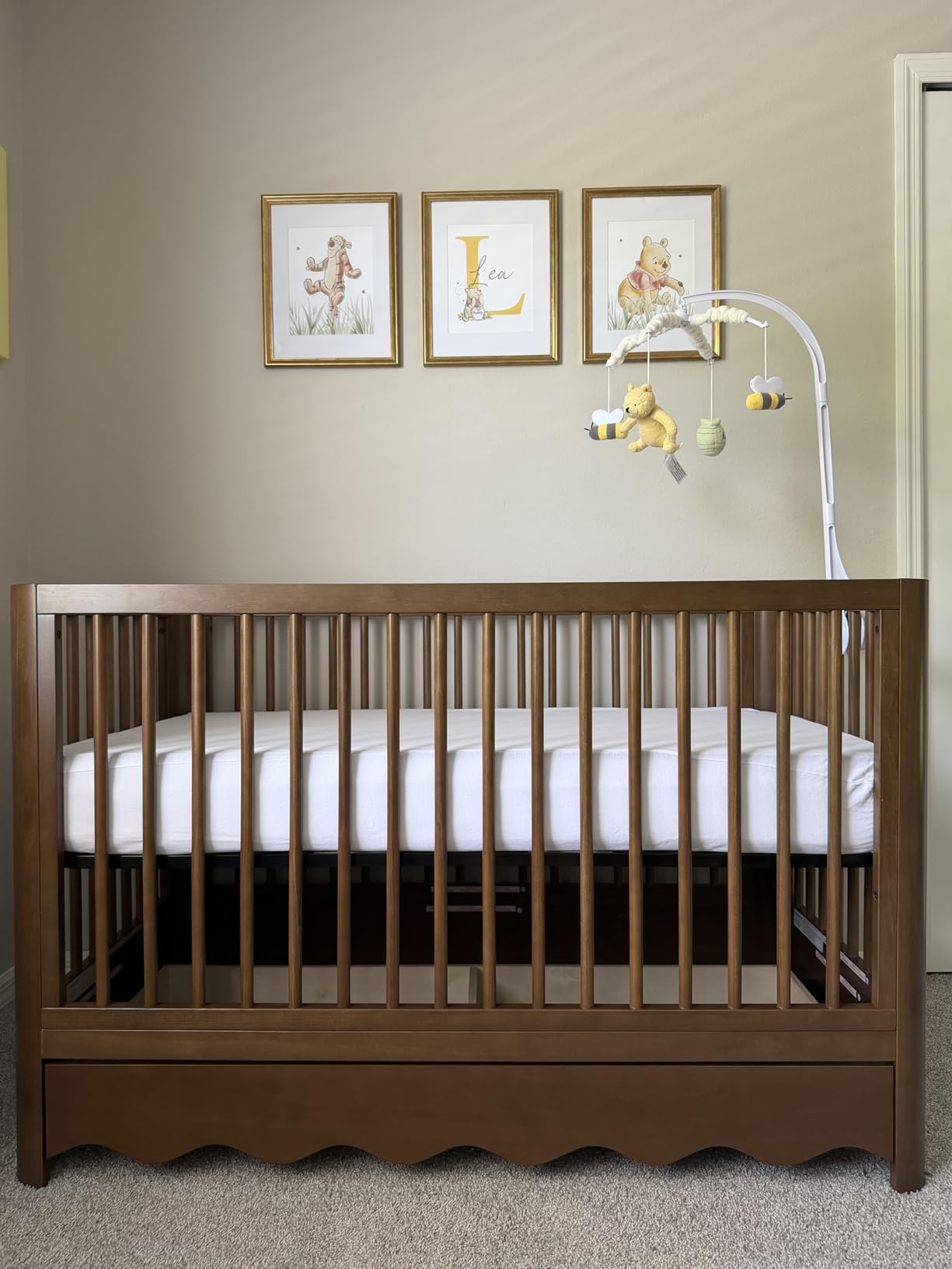 Storkcraft Casablanca 5-in-1 Convertible Crib with Drawer, Frosted Oat customer photo 1