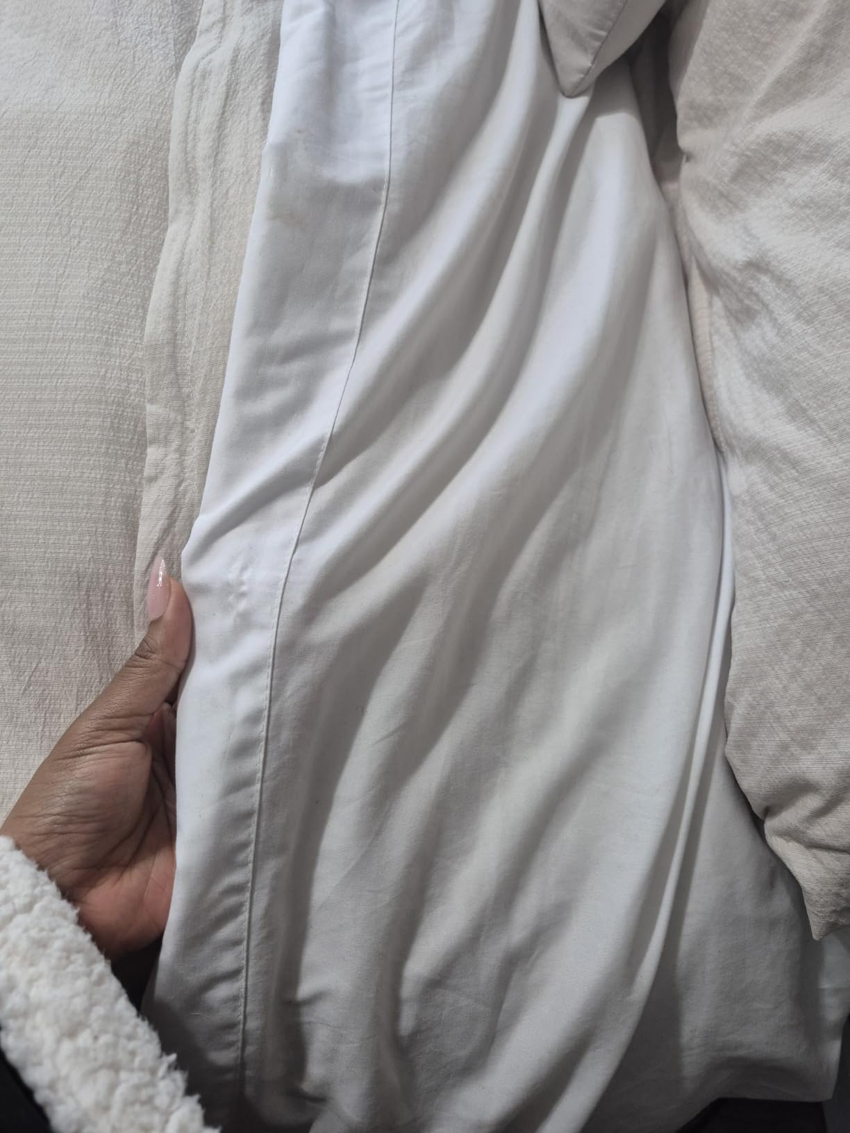 Split King Sheets for Adjustable Bed, Soft Deep Pocket Bed Sheets Set, 5PC customer photo 2