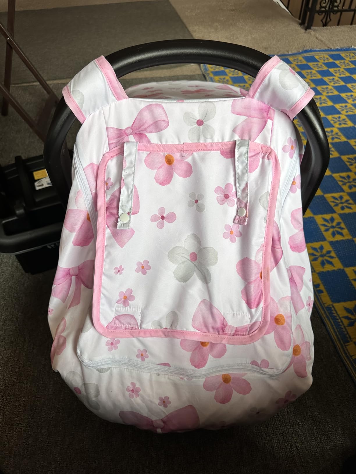 Baby Trend EZ-Lift™ PRO Infant Car Seat, Dash Rose – Lightweight Premium Carry, Plush Infant Cushioning, Adjustable Harness Support customer photo 2