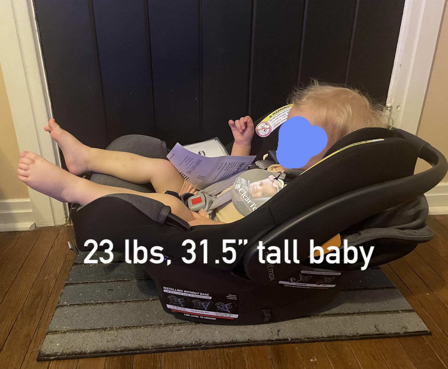 Chicco KeyFit Max ClearTex Rear-Facing Infant Car Seat with Base customer photo 2