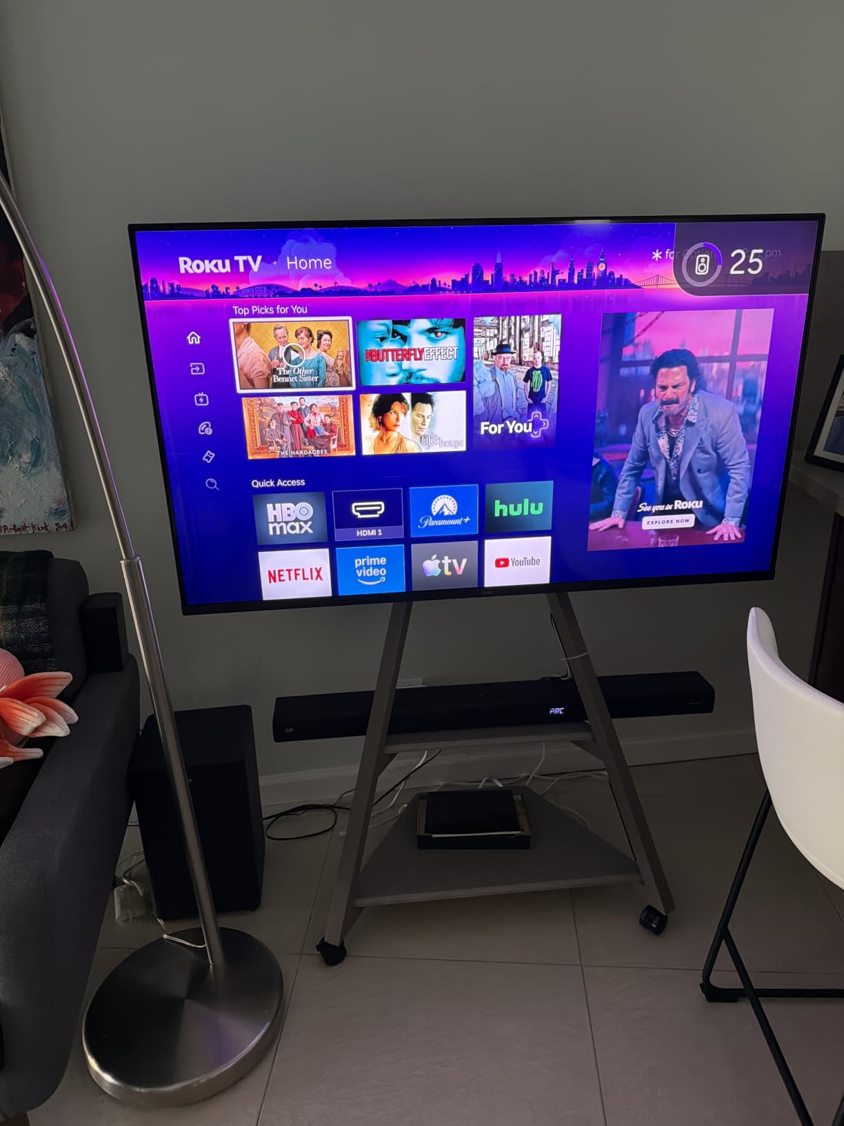 Roku 75-Inch Pro Series Smart TV - 4K QLED Mini-LED TV - RokuTV customer photo 2
