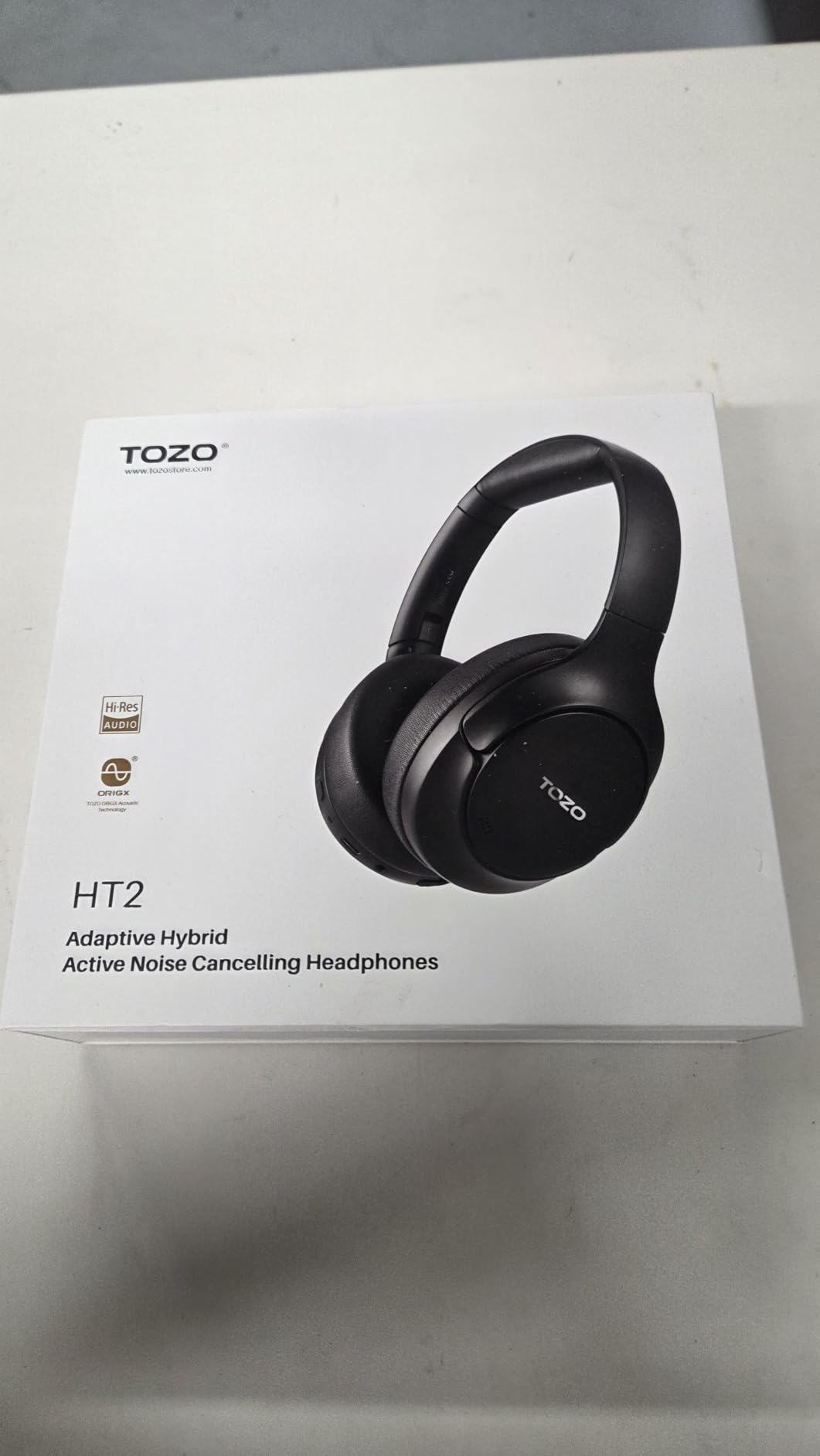 TOZO Hybrid Active Noise Cancelling Headphones, Hi Res Audio customer photo 2