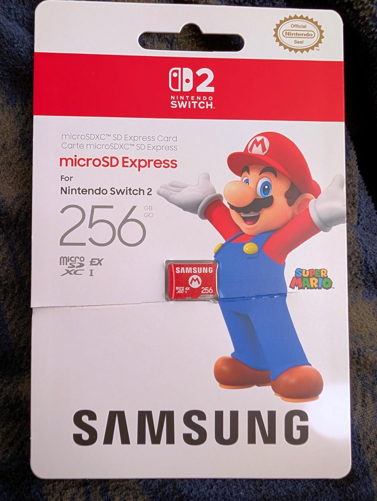 Samsung microSD Express Card – 256GB for Nintendo Switch™ 2 customer photo 1