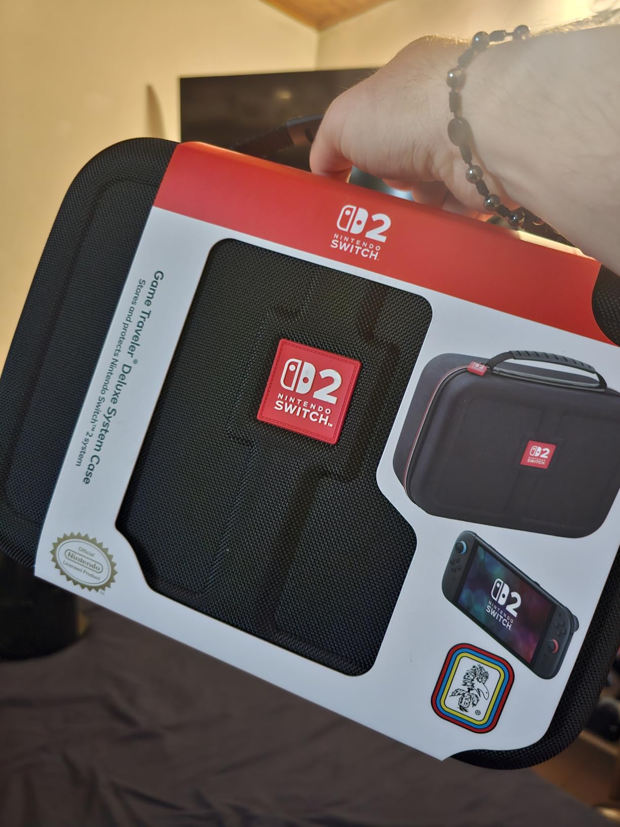 R.D.S. INDUSTRIES, INC. - Game Traveler Deluxe Licensed System Case for Nintendo Switch 2 and OLED, Black, Large (NS262) customer photo 1