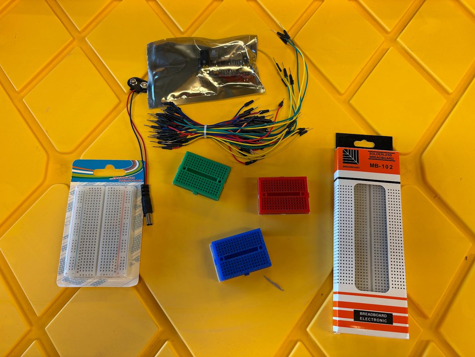 Breadboard Kit with Flexible Wires & 9V DC Adapter for Arduino, IoT & STEM customer photo 2