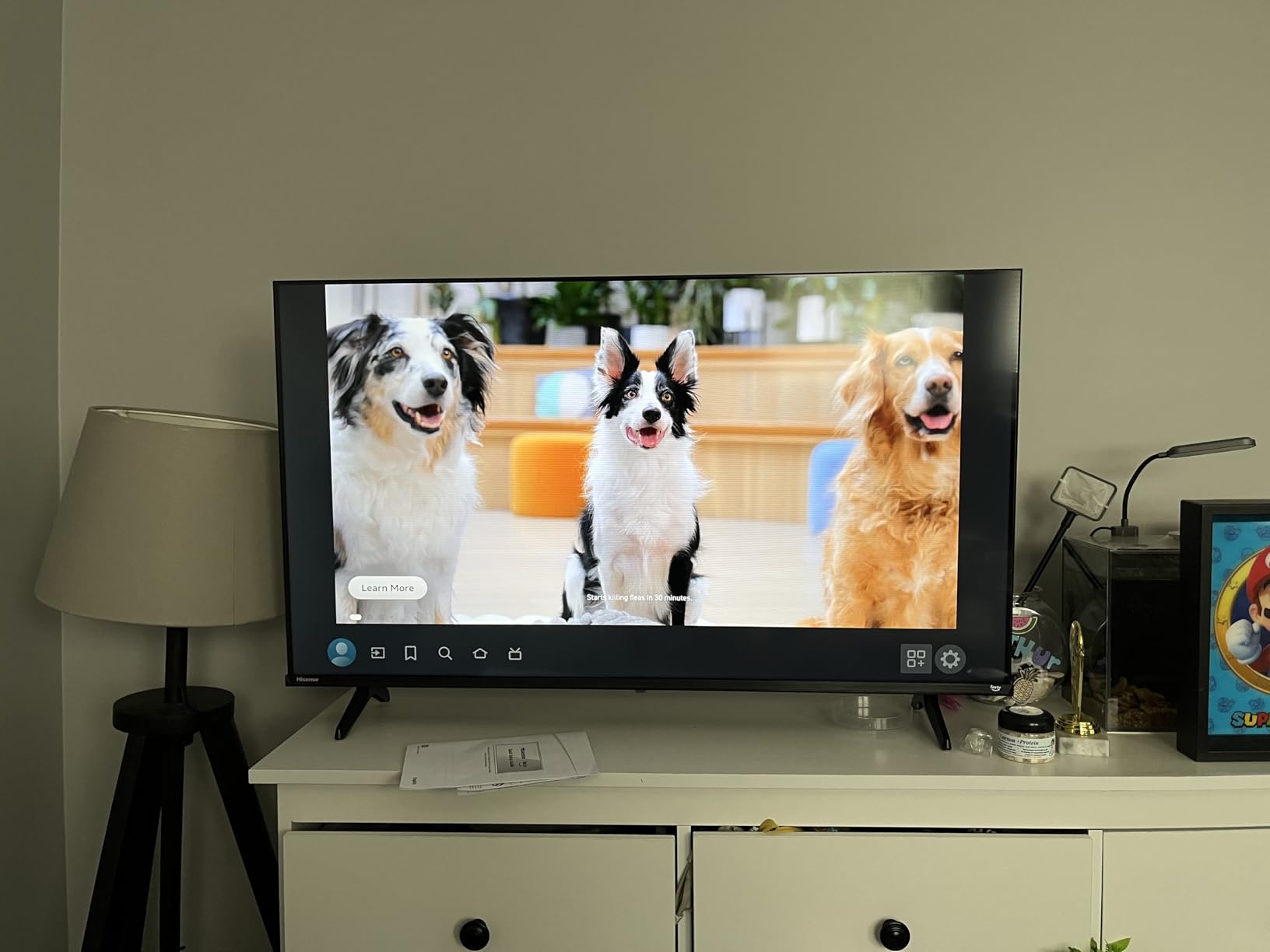 Hisense 40-Inch Class QD4 Series Hi-QLED FHD Smart Fire TV (40QD4QF) - Quantum Dot Color, DTS Virtual: X, Alexa Built in, Slim Bezel Design customer photo 2