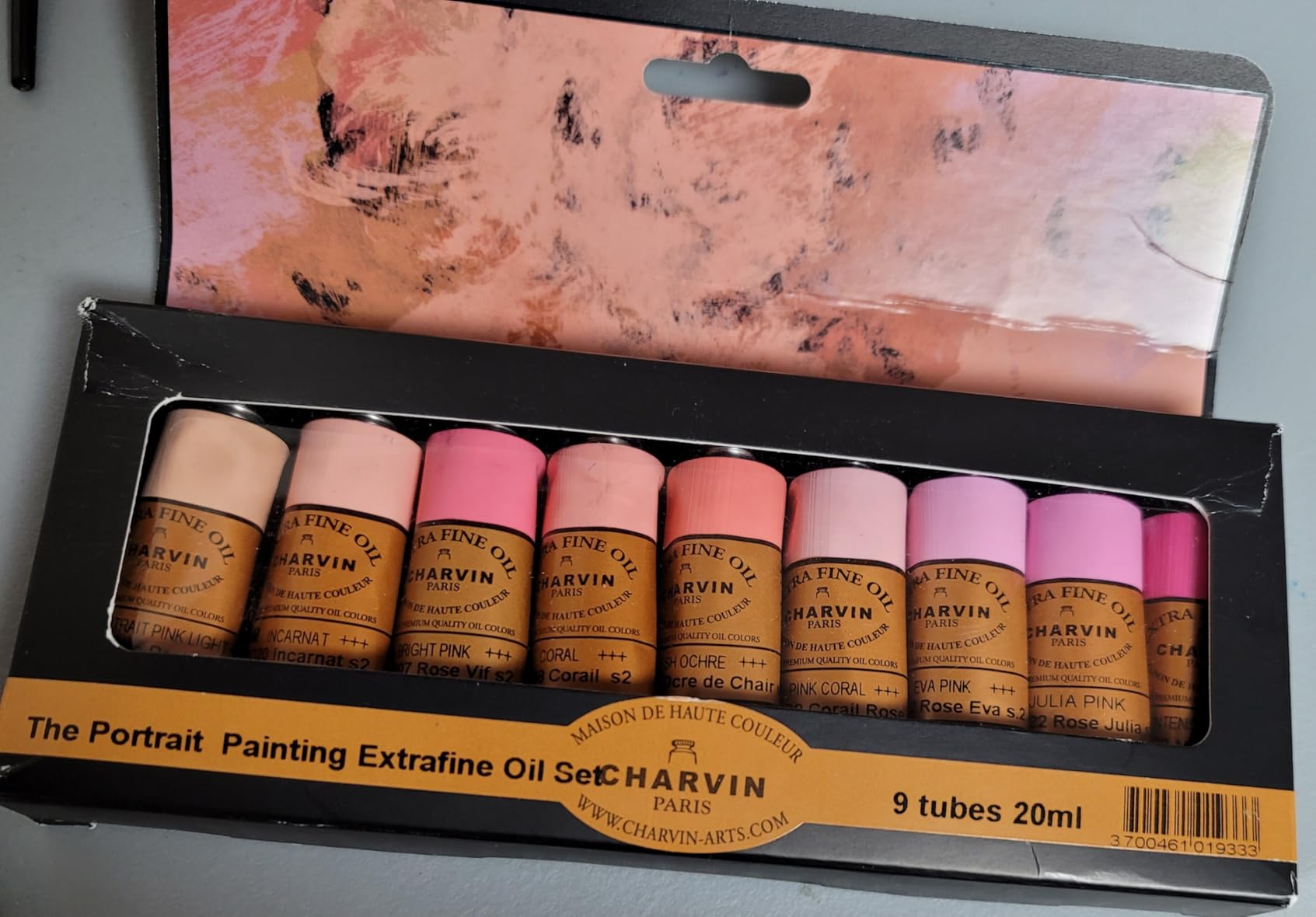 Charvin Extra Fine Professional Oil Paint Set for Artists, Portrait Colors - Bonjour Set of 9, 20 ml Tubes, Finely Milled, Non-Yellowing Artist Oil Paints in French Riviera-Inspired Hues customer photo 1