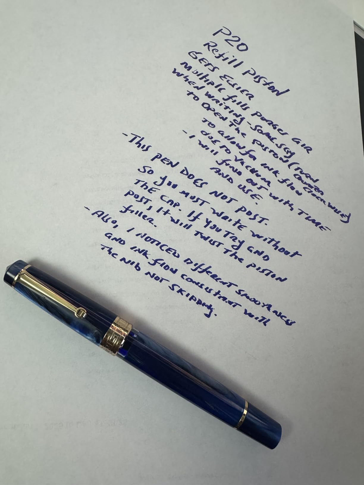 Asvine P20 Piston Fountain Pen, Stub Nib 1.1mm Calligraphy Art Drawing Amber Acrylic with Case Set customer photo 1