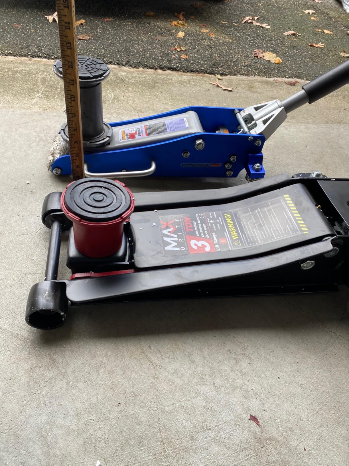 3-Ton (6600lbs) Low-Profile Dual Pistons Heavy-Duty Steel Racing Off Road Floor Jack with Quick Lift Hydraulic Pump, Foot Pedal and Extension Adapter for Car Maintenance customer photo 2