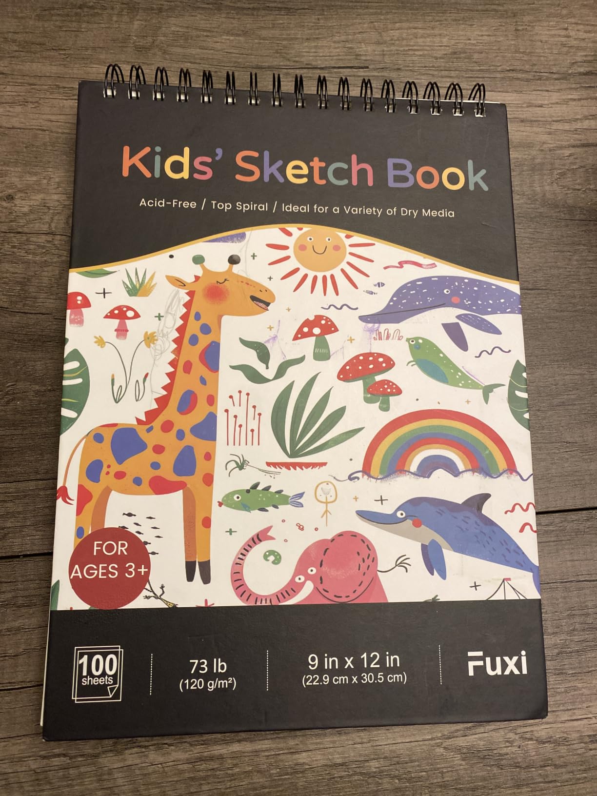 Fuxi Watercolor Sketchbook 9x12, 32-Sheet Thick Drawing Paper, 140lb/300gsm customer photo 2